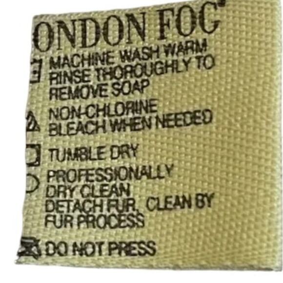 Womens London Fog Parka Jacket Coat Faux Suede & Fur Trim Removable Hood Size L - Picture 2 of 6